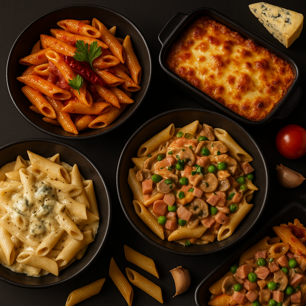 Penne & Überbackene Gerichte